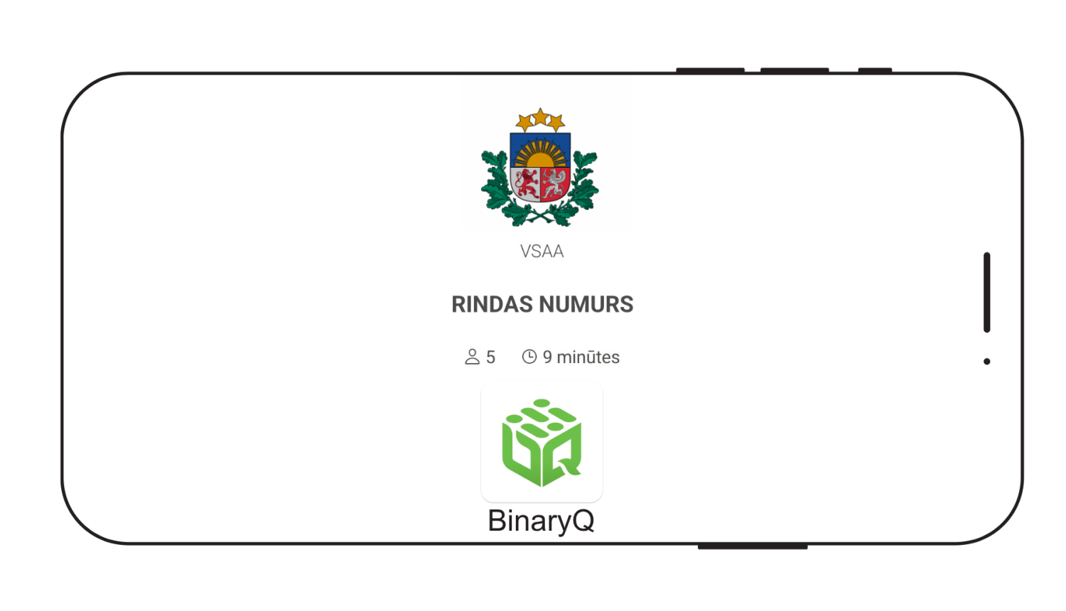 VSAA ģērbonis un binary logo