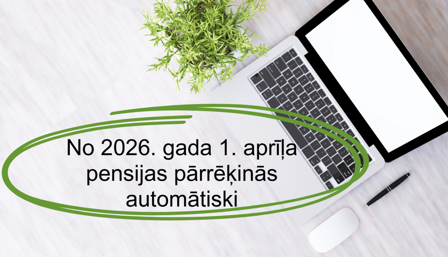 dators ar tekstu par izmaiņām